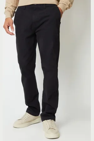 Threadbare Straight Leg Canvas Trousers With Stretch34