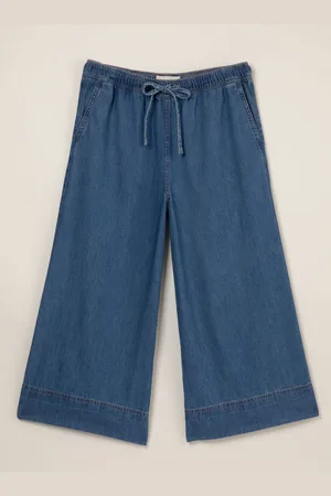 Fat Face FatFace Culottes van 100% katoen met wijde pijpenEU 44 Regular (UK 16 R)
