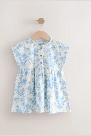 Next Short Sleeve 100% Cotton Jersey Dress (3mths-7yrs)8086cm