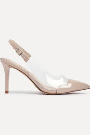 Linzi Nolita Perspex And Patent Mix Slingback Court HeelsEU 40 (UK 7)