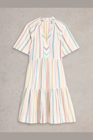 White Stuff Sophia Stripe 100% Organic Cotton Dress44