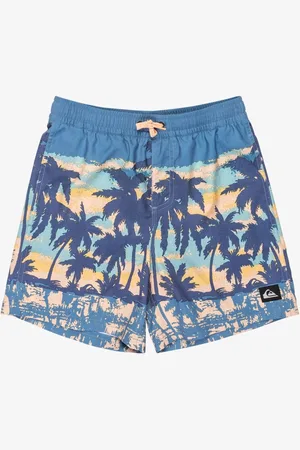 Quiksilver Youth Tropical Print Everyday Straight Volley Swim Shorts140146cm