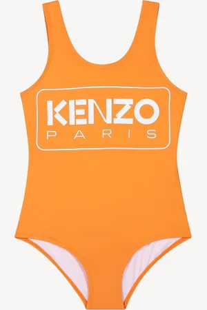 Kenzo Orange Rectangle Logo Swimming Costume14 Jaar (164cm)
