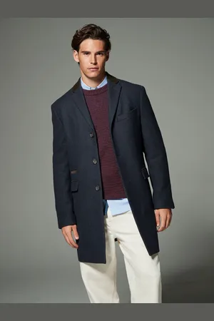 Next Wool Rich Epsom Coat with Cord Collar4XL Reg