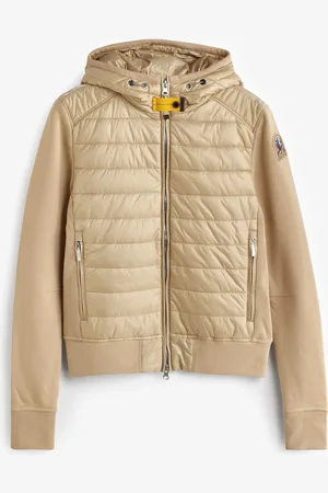 Parajumpers Beige Caelie nylon fleece beige jacketM