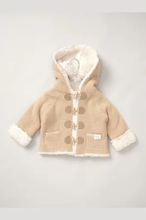 Rock-a-bye Baby Boutique 100% Cotton True Knit Cardigan with Sherpa Lining3