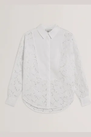 Ted Baker Oversized Lethia-Contrast Bib Shirt34