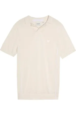Lyle & Scott Seam Tipped Knitted Polo ShirtLarge