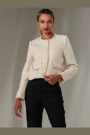 Jolie Moi Cropped Vintage JacketL