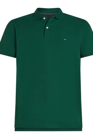 Tommy Hilfiger Regular Fit Stripe Pique Short Sleeve Polo ShirtSmall