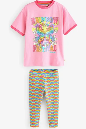 Little Bird Rainbow T-shirt and Leggings Set4