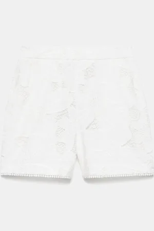 mint&berry Floral Lace 100% Cotton Shortsmedium