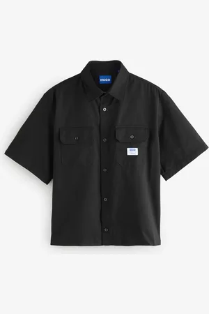 HUGO BOSS Hugo Cotton Twill Relaxed Fit SS ShirtX-large
