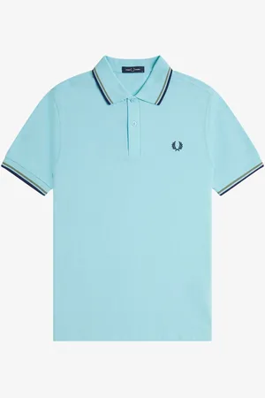 Fred Perry Polo met tweekleurig gestreept randjeLarge