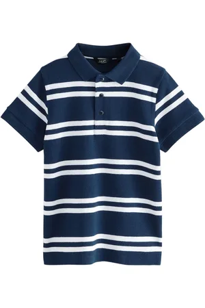 Next Getextureerd poloshirt met korte mouwen van 100% katoen (3