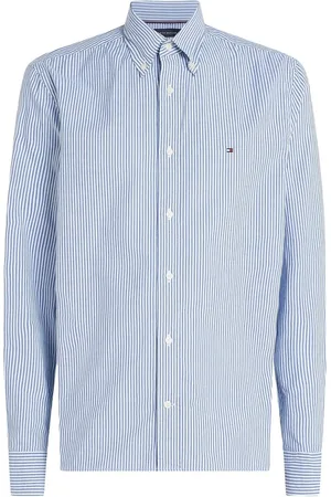 Tommy Hilfiger Regular Fit Flex 100% Cotton Classic Poplin Stripe ShirtL