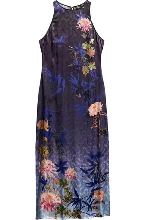 Superdry Bedrukte satijnen maxi-jurk36
