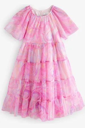 Next Mesh feestjurk (3-16jr)9 Jaar (134cm)