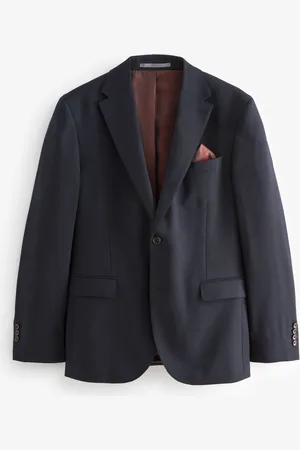 Next Slim Fit Signature Tollegno Italian Wool Textured Suit Jacket48 Short (UK 38 S)