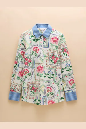 Joules Amilla Longline Relaxed Fit Shirt44
