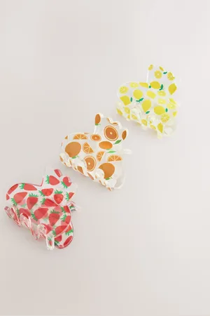 Next Fruit Hair Clips 3 Packeen