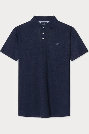 Hackett Linen Seersucker PoloLarge