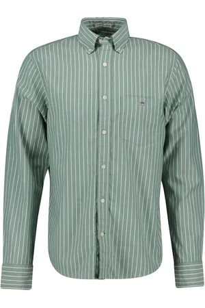 GANT Regular Brushed 100% Cotton Twill Stripe ShirtXL