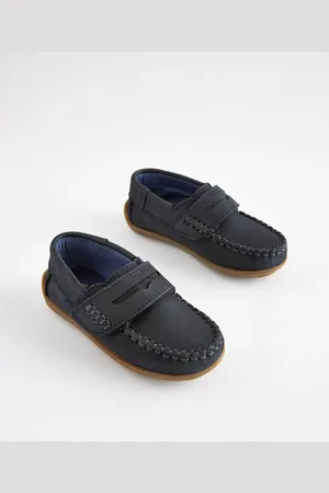 Next Leren pennyloafers met klittenbandsluitingEU 20.5 (UK 4)