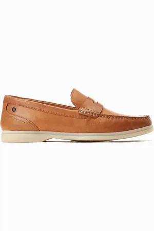 Base London Marlin Slip On Brown Loafersuk12eu47
