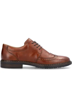 Rieker Mens Brogue Brown ShoesEU 43 (UK 9)