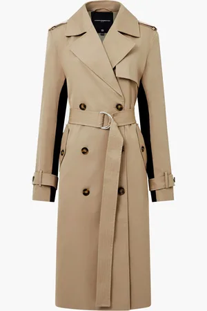 French Connection Coco trenchcoat van keperstofL