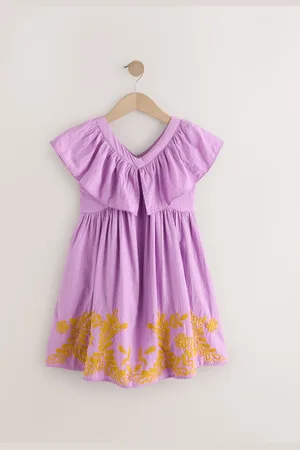 Next Embroidered 100% Cotton Summer Dress (3mths-10yrs)8692cm