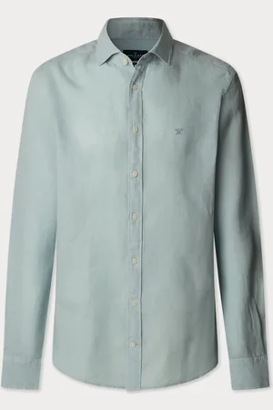Hackett Tailored Fit Linen ShirtX-large