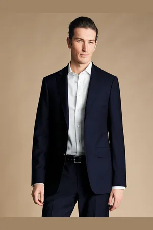 Charles Tyrwhitt Luxe Italiaans slim-fit jasje48 Standaard (UK 38 R)