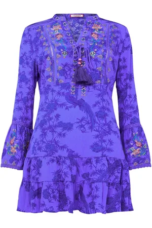 Joe Browns Bird Print Lace Detail Tunic44