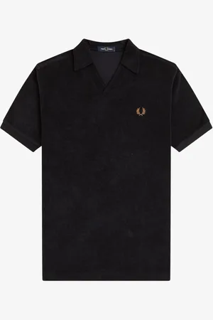 Fred Perry Open Collar Towelling Polo ShirtX-large