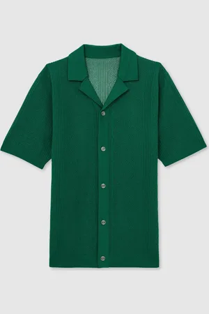 Reiss Kipling Textured-Knit Short-Sleeve ShirtX-large