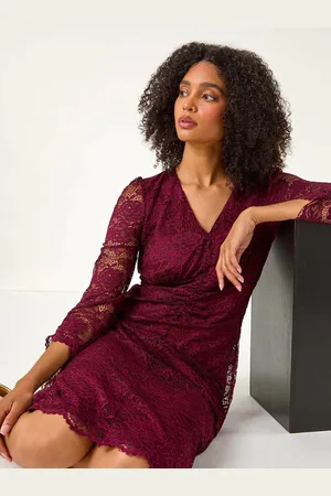 Roman Corded Lace Midi Dress46