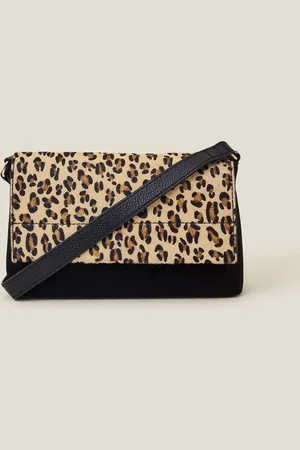 Accessorize Print Small Leather Crossbody BagEén