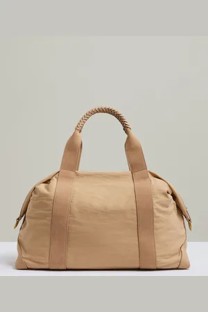 Reiss Phoebe Braided-Handle Soft Weekend BagEén