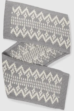 Reiss Berwin Wool Blend Fair Isle ScarfEén