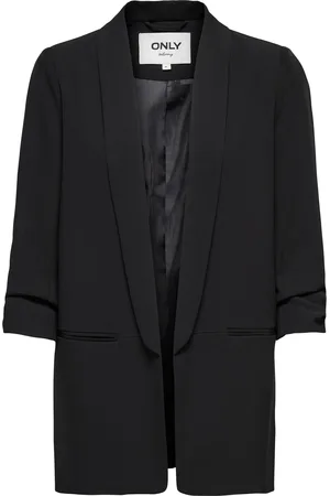 ONLY Ruched Sleeve Workwear 100% Cotton Blazer36