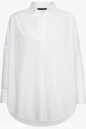 French Connection Rhodes Long Sleeve Popover 100% Cotton ShirtXL