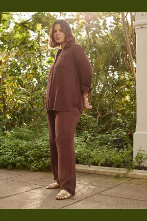 Live Unlimited London Curve Crinkle Drawstring Trousers38