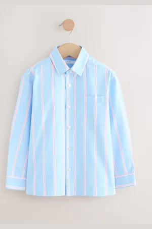 Next 100% Cotton Long Sleeve Stripe Shirt (3-16yrs)122128cm