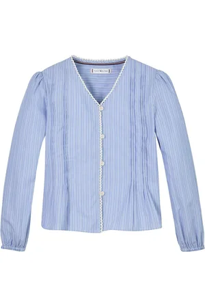 Tommy Hilfiger Stripe Long Sleeve 100% Organic Cotton Blouse3 Jaar (98cm)