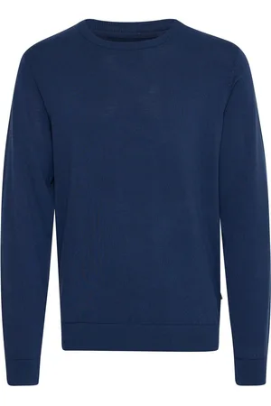 Blend Crew Neck Lightweight Knitted JumperSmall