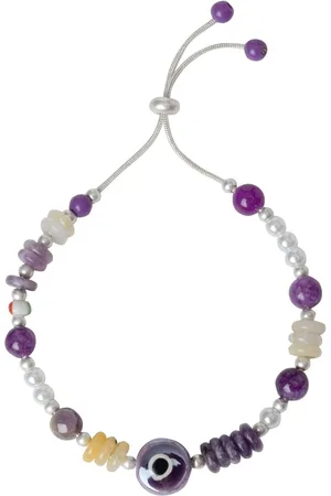 Bibi Bijoux Gold Tone Multi Beaded Friendship Braceleteen