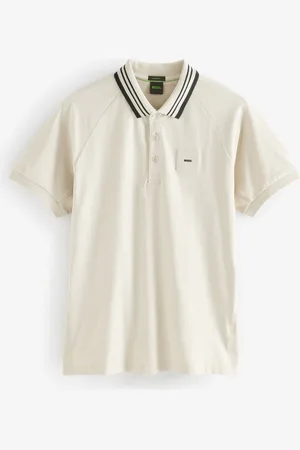 HUGO BOSS Regular Fit Paddy Contrast Collar Polo ShirtLarge