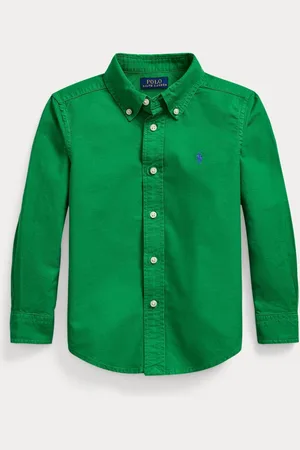 Ralph Lauren Boys Garment-Dyed 100% Cotton Oxford Shirt13 Jaar (158cm)